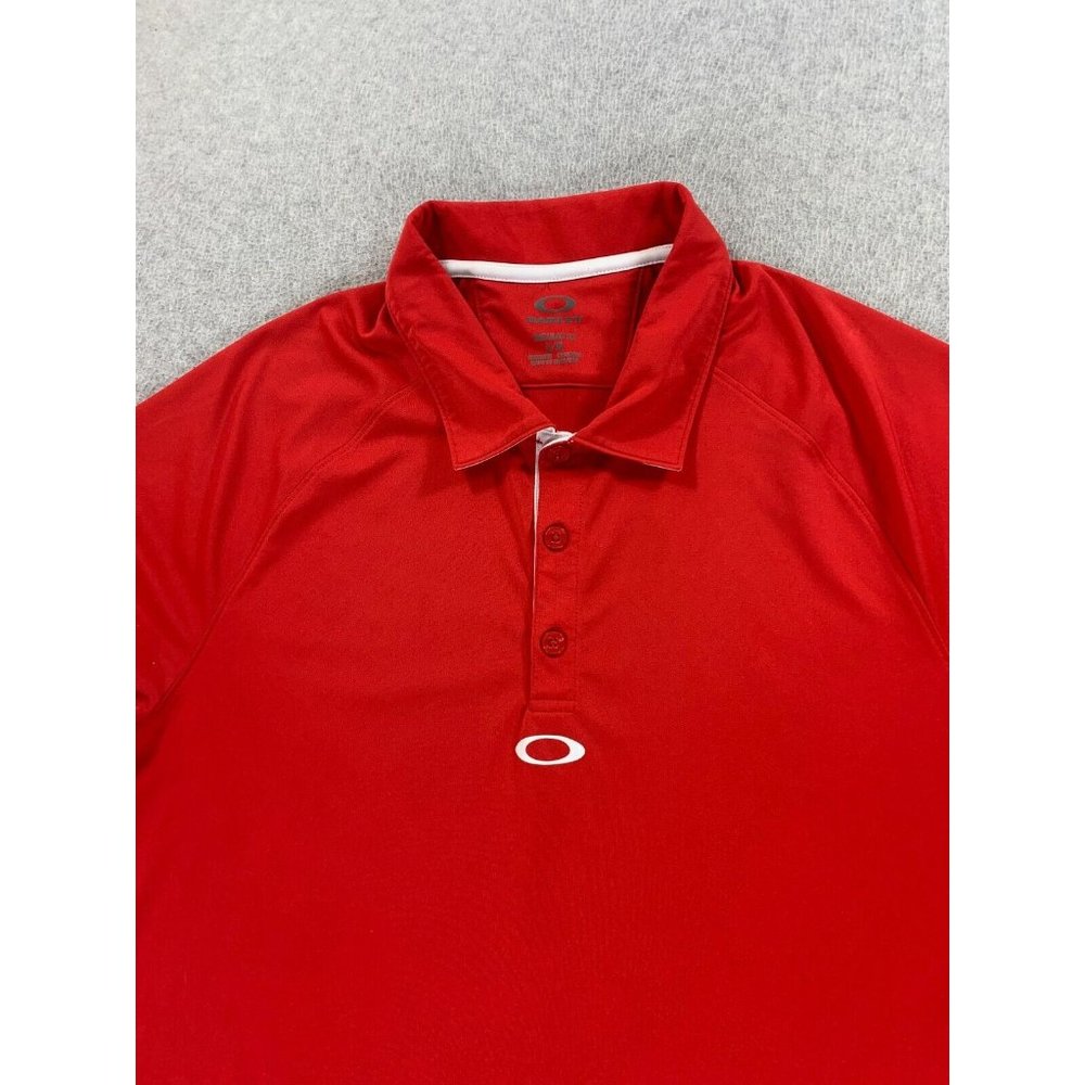 Oakley Regular Fit Classic Solid Short Sleeve Pol… - image 2